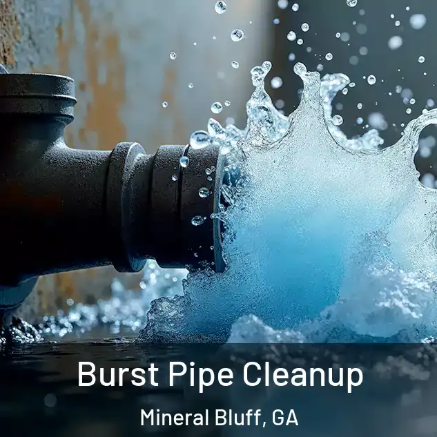  Burst Pipe Cleanup Mineral Bluff, GA