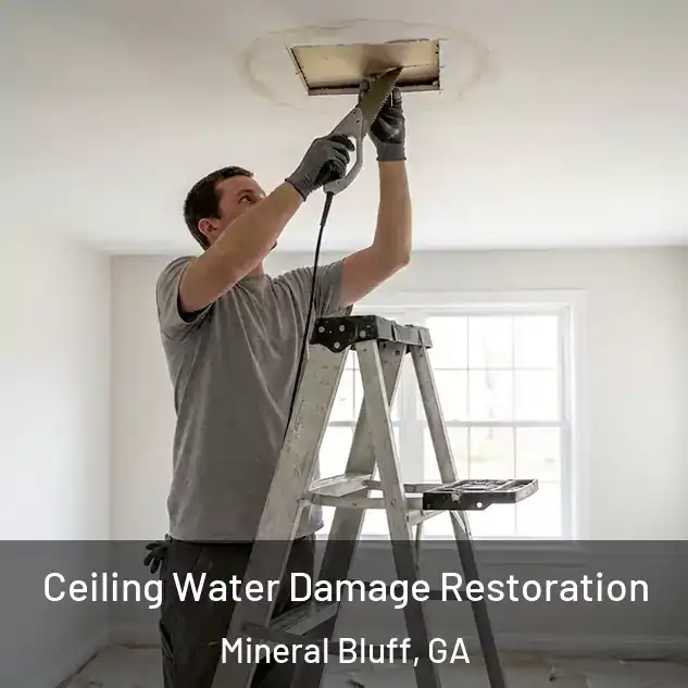  Ceiling Water Damage Restoration Mineral Bluff, GA