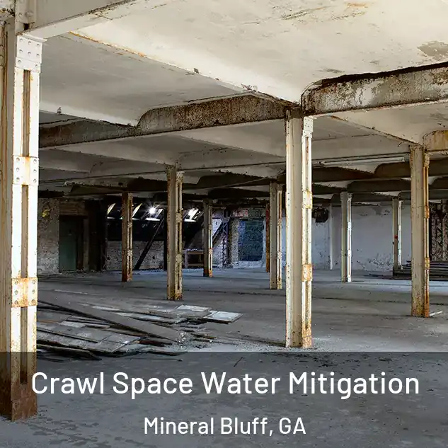  Crawl Space Water Mitigation Mineral Bluff, GA