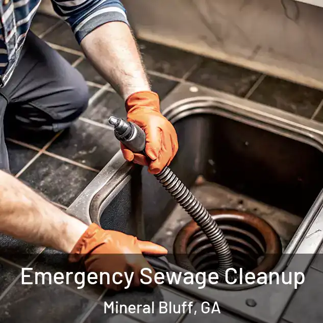  Emergency Sewage Cleanup Mineral Bluff, GA