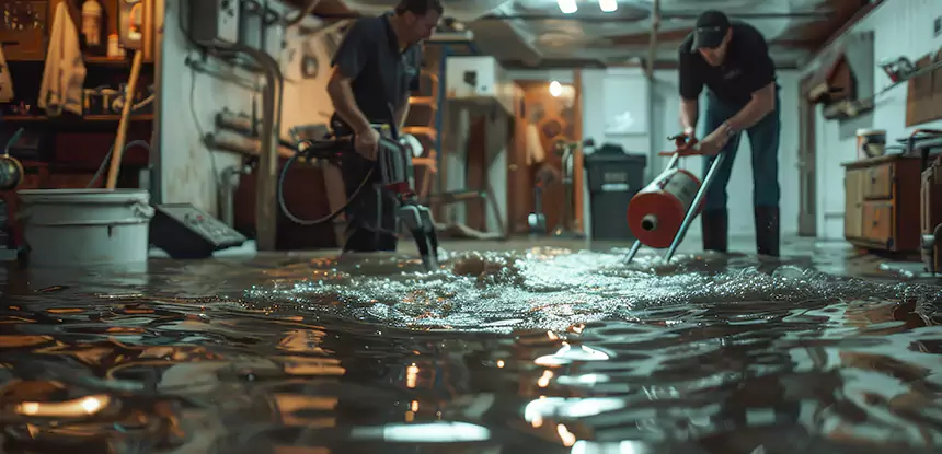 Basement Water Damage Cleanup Mineral Bluff