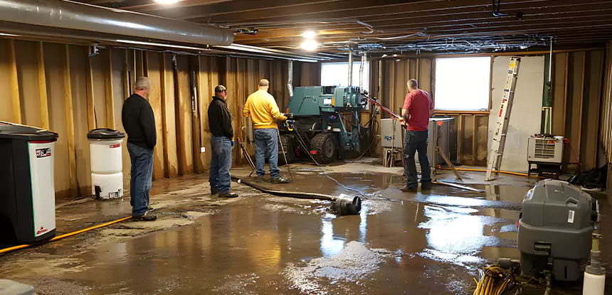 Commercial Water Damage Cleanup in Mineral Bluff