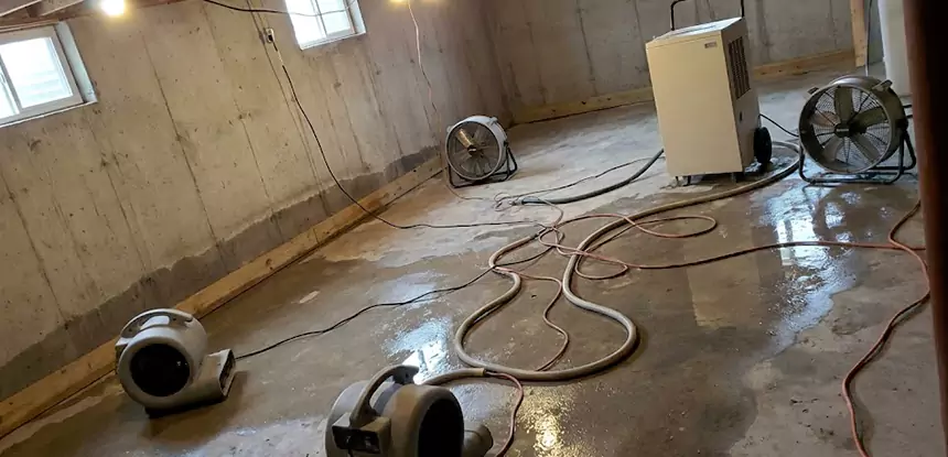 Large-Scale Water Damage Cleanup in Mineral Bluff
