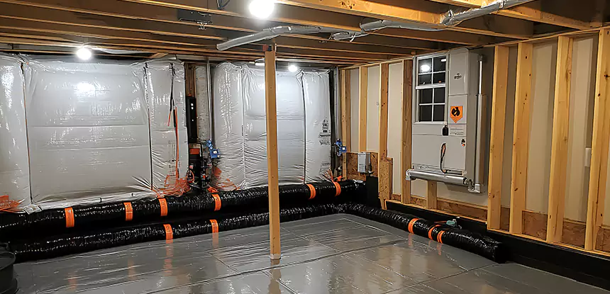 Crawl Space Humidity Control in Mineral Bluff
