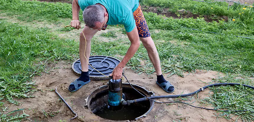 Outdoor Sewage Cleanup in Mineral Bluff