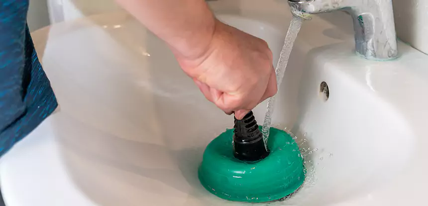 Sink Standing Water Blockage Removal in Mineral Bluff