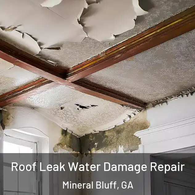  Roof Leak Water Damage Repair Mineral Bluff, GA