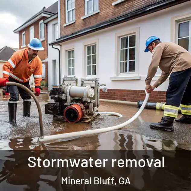  Stormwater removal Mineral Bluff, GA