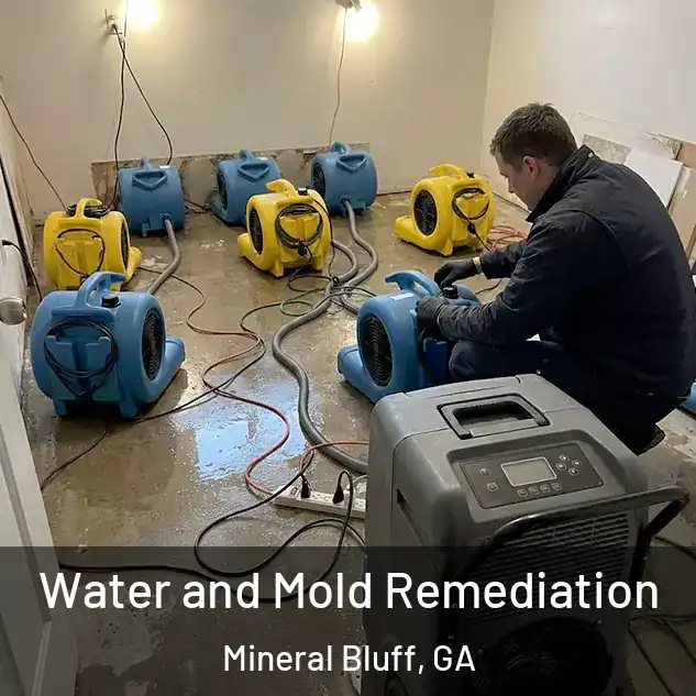  Water and Mold Remediation Mineral Bluff, GA