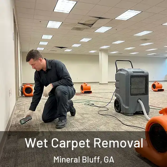  Wet Carpet Removal Mineral Bluff, GA